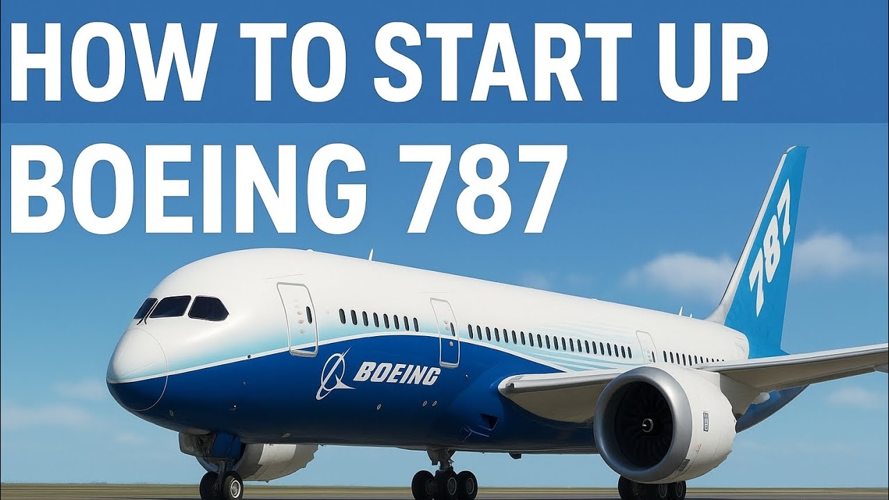 How to start up B 787 - 10 in aerofly fs global