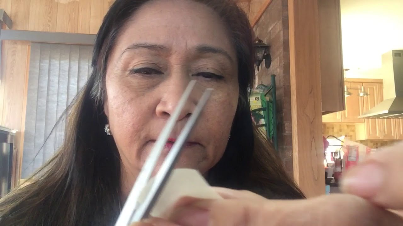 Eyelid tape made from Bandaid