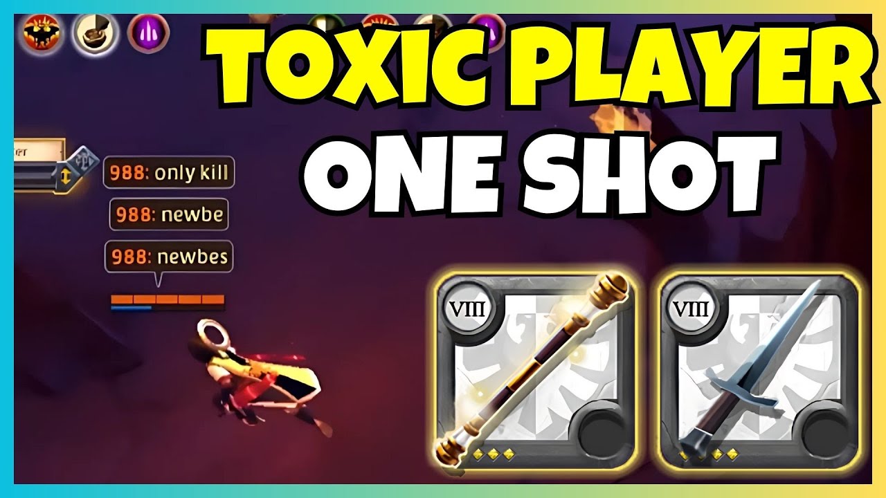 Albion Online One Shot 2v2 Hellgate | 1H Dagger & Graildseeker Build Guide