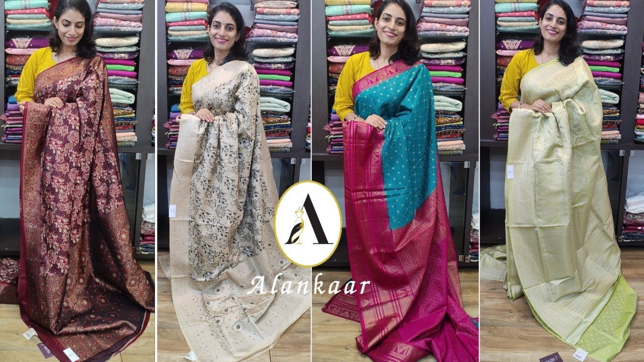 ALANKAAR BOUTIQUE / Banarasi Sarees/  Whatsapp : 919746326239 / Sequence : 307