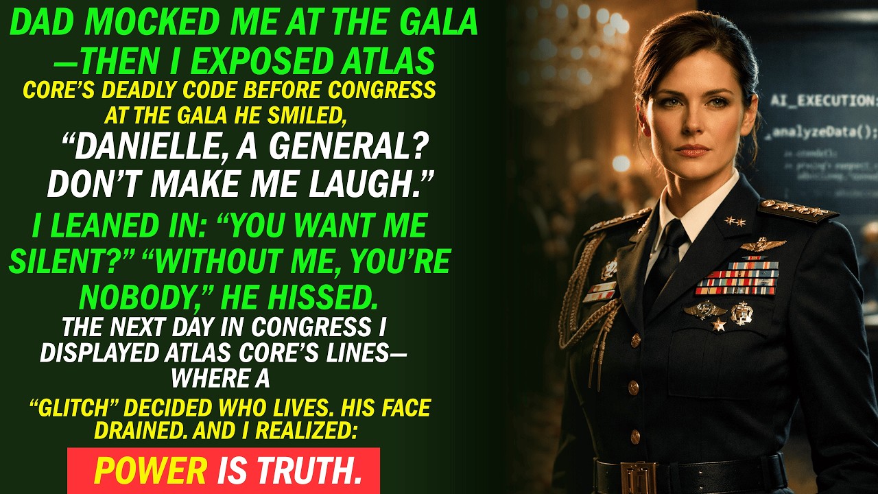 At the gala he laughed, “A general?” Then in Congress my screen revealed Atlas Core’s code—and he...