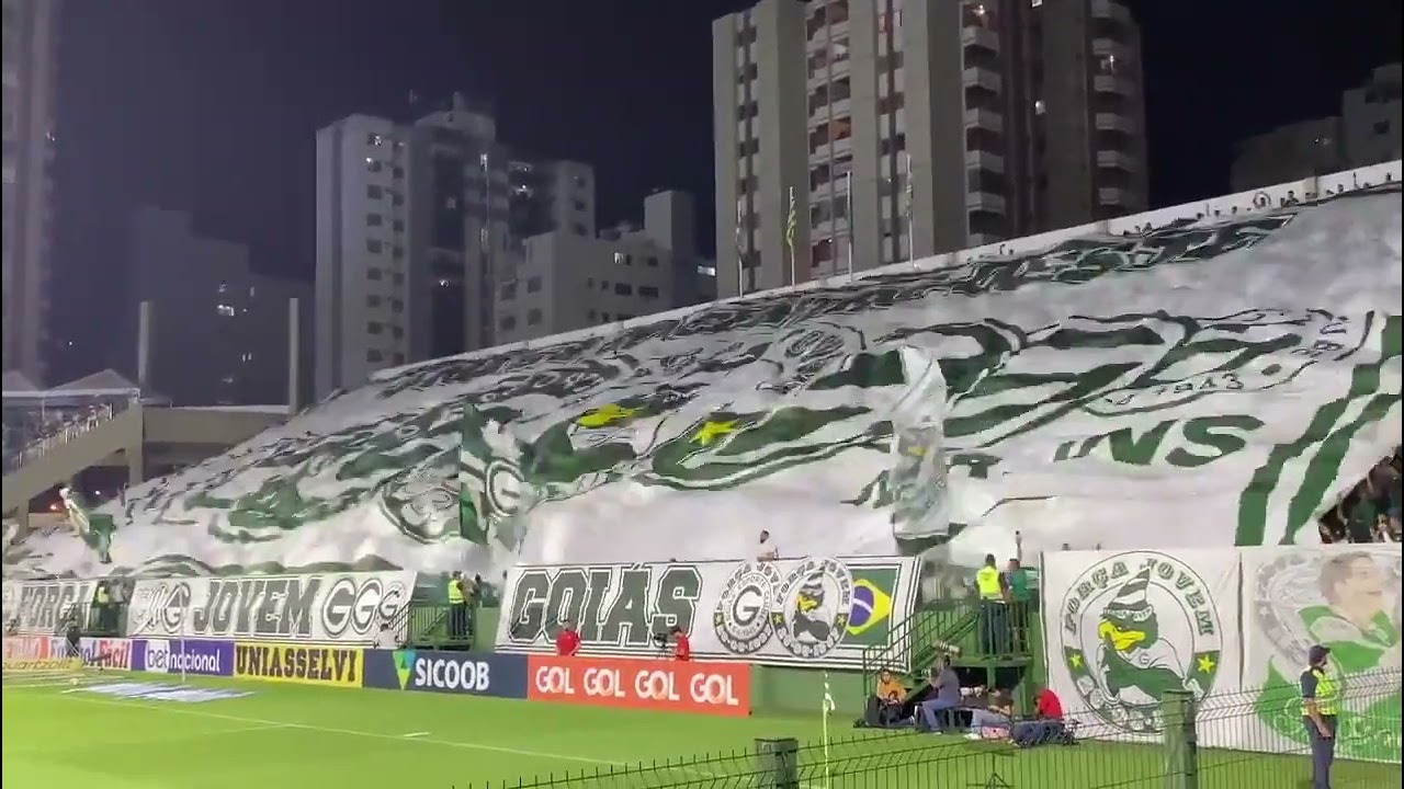 LINDA FESTA DA TORCIDA DO GOI&Aacute;S! TORCIDA FOR&Ccedil;A JOVEM DO GOI&Aacute;S - GOI&Aacute;S X FLAMENGO