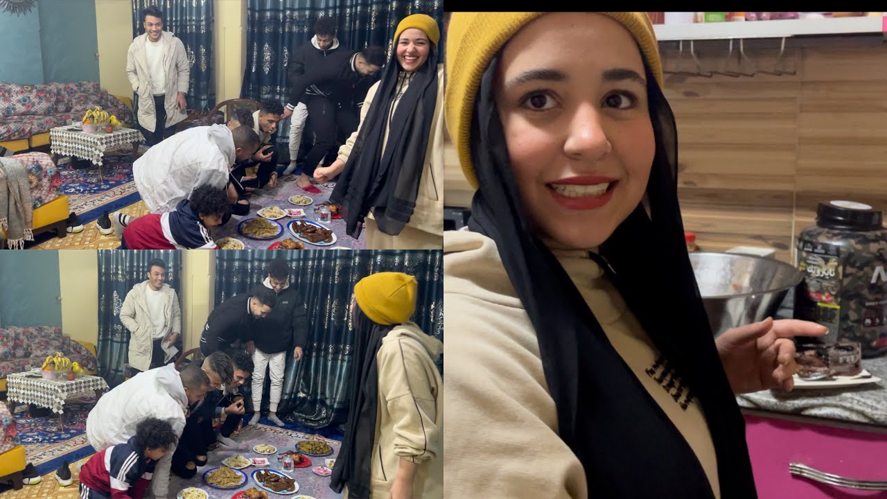 عملنا اكبر عزومه لاصحابنا 😍❤️كانو اول مره يزرونا في بيتنا 🙊ليلي عملت الاكل
