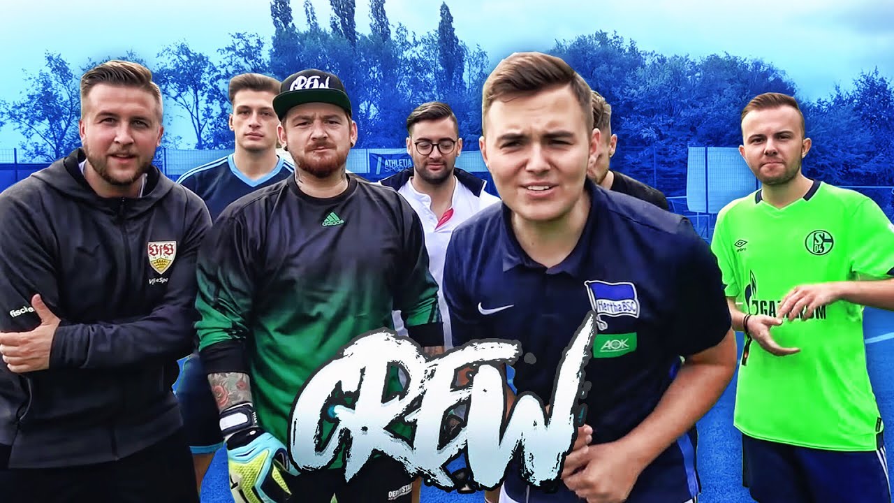 DIE CREW VOLLEY FUSSBALL CHALLENGE 2.0 😂