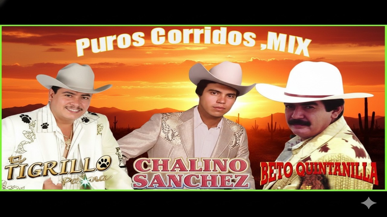 Chalino Sanchez, Beto Quintanilla y Tigrillo Palma Mix Para Pistear || Corridos Viejitos Mix 2026