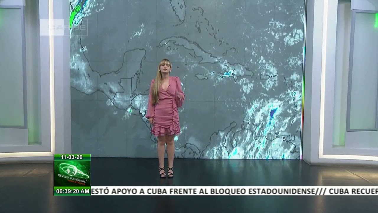 El tiempo en Cuba: calor y aisladas lluvias en el interior y sur oriental