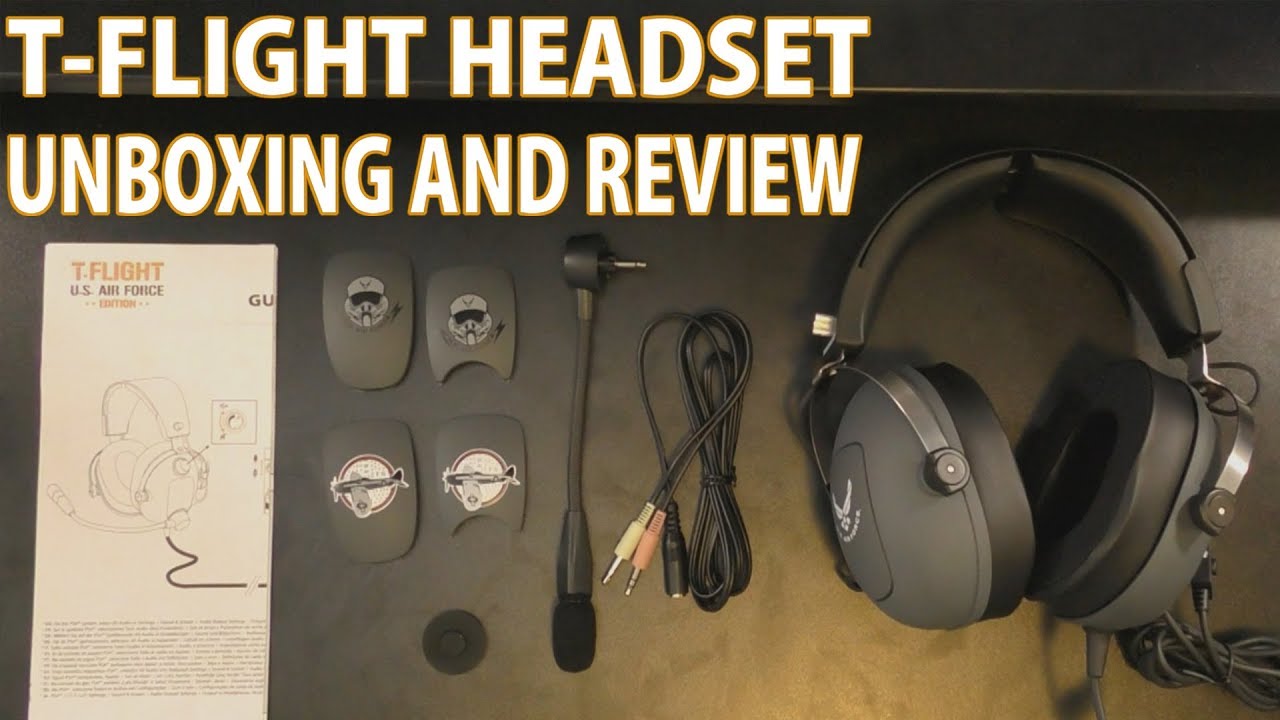 Thrustmaster T-Flight Headset: Unboxing and Review