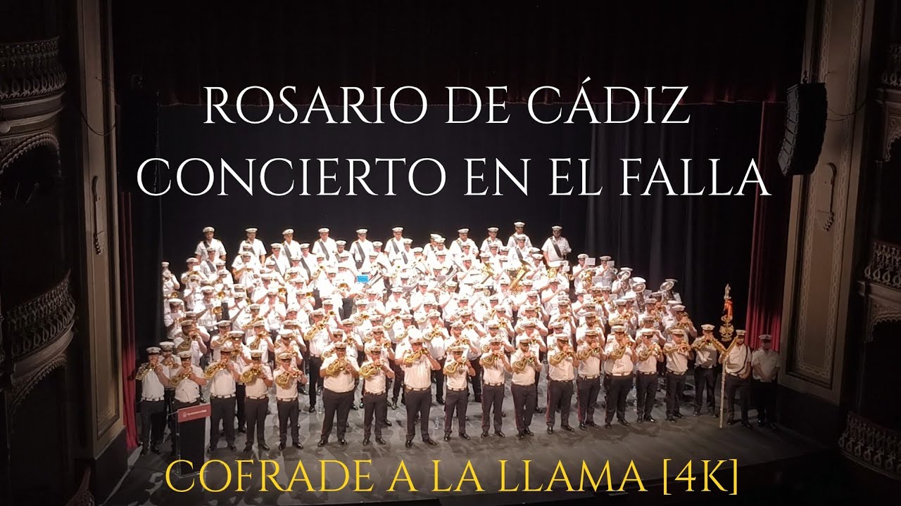 [4K] ROSARIO DE CÁDIZ CONCIERTO SANTA CECILIA EN EL FALLA 2025