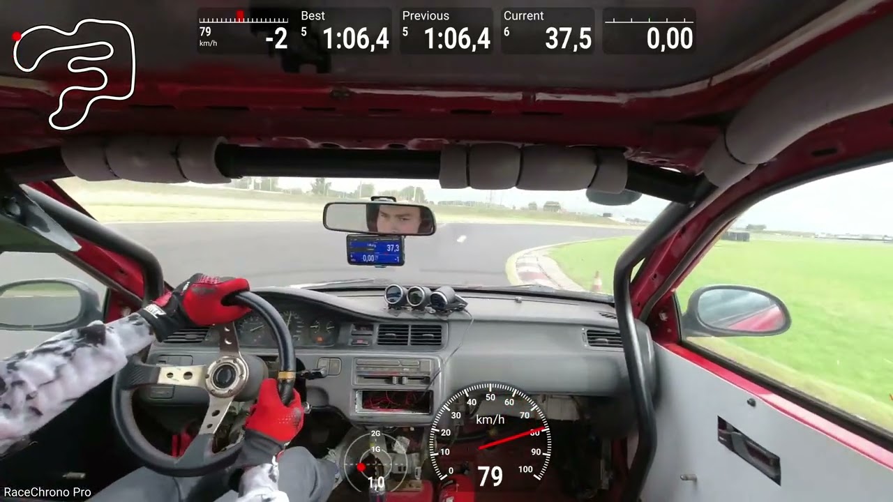 Best lap GT Series 2023 Tor Słomczyn Honda Civic Szymon Ruta