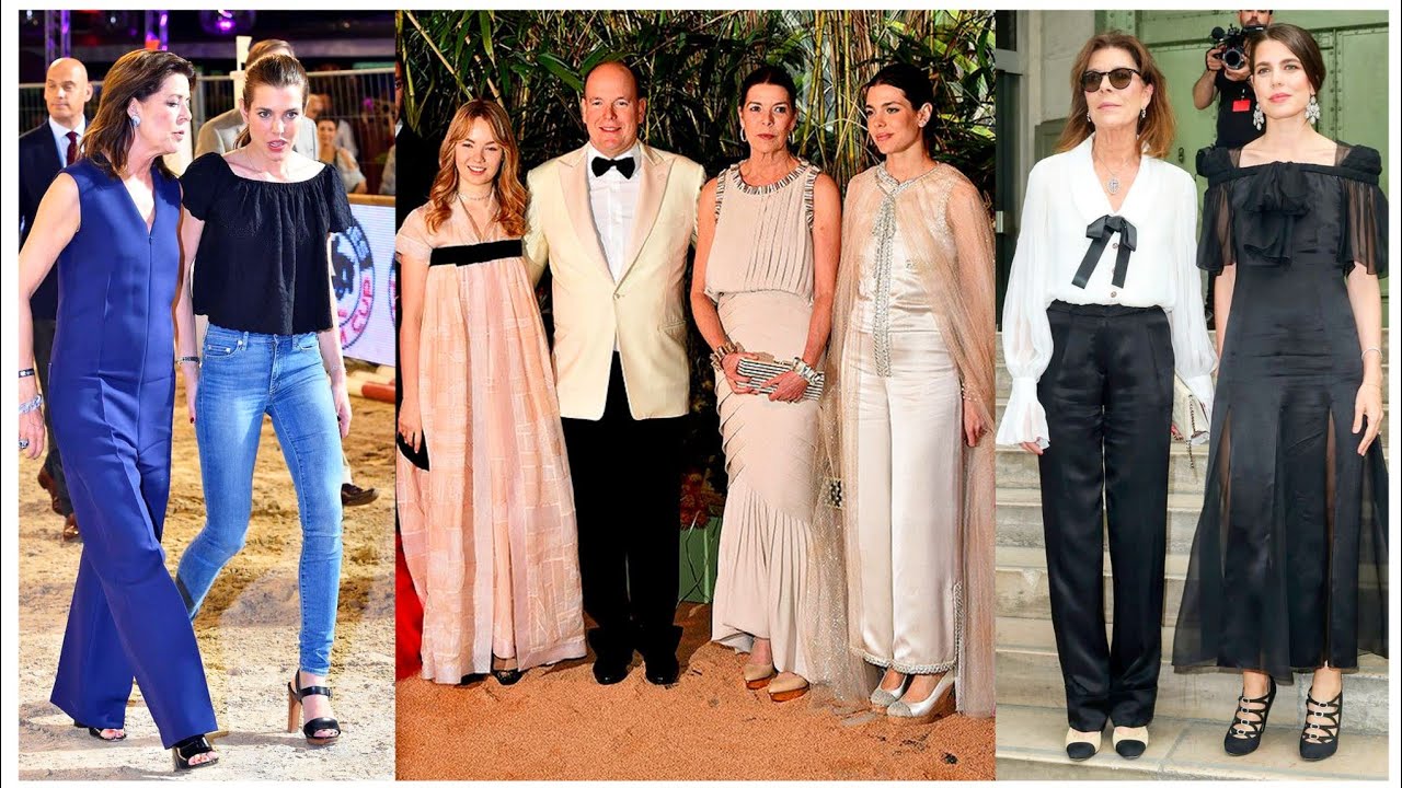 💙🩵Lovely And Amazing Monaco's Royal Ladies||Charlotte Casiraghi And Princess Caroline 