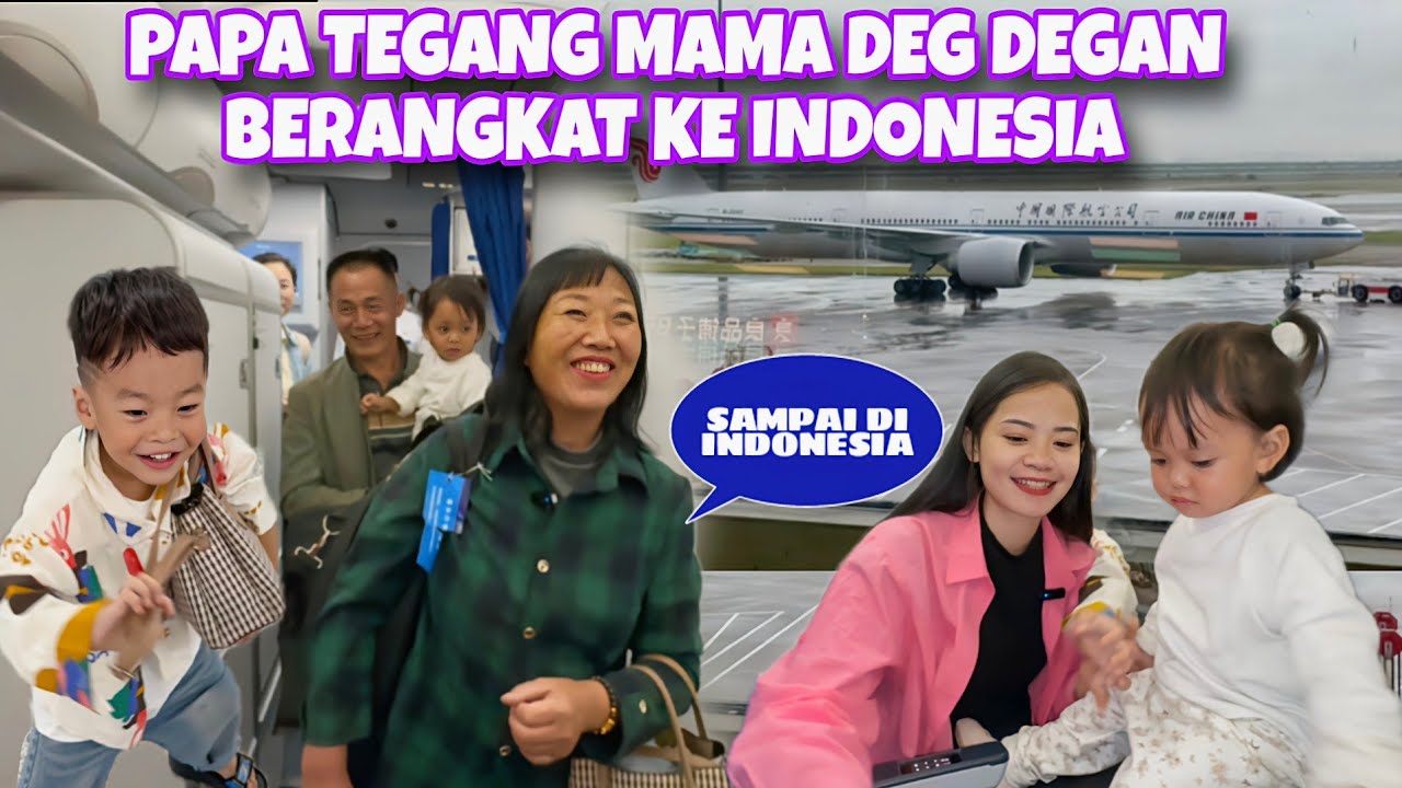 BERANGKAT KE INDONESIA, AKHIRNYA  PAPA DAN MAMA MERTUA SUDAH SAMPAI DI INDONESIA