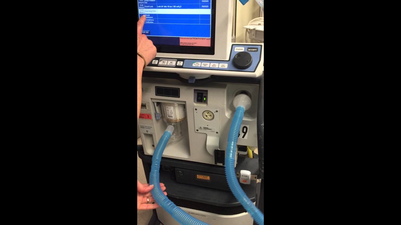 Puritan Bennett 840 Ventilator Short Self Test SST