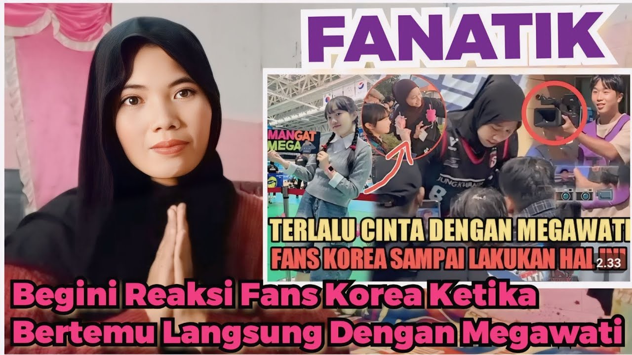 APA YA❗TERLALU CINTA DENGAN MEGAWATI HANGESTRI, FANS KOREA SAMPAI LAKUKAN HAL INI!!