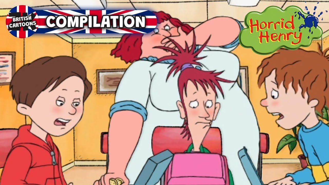 The Demon Dinner Lady & The Bogey Babysitter | Horrid Henry Season 1 | Double FULL EPISODE
