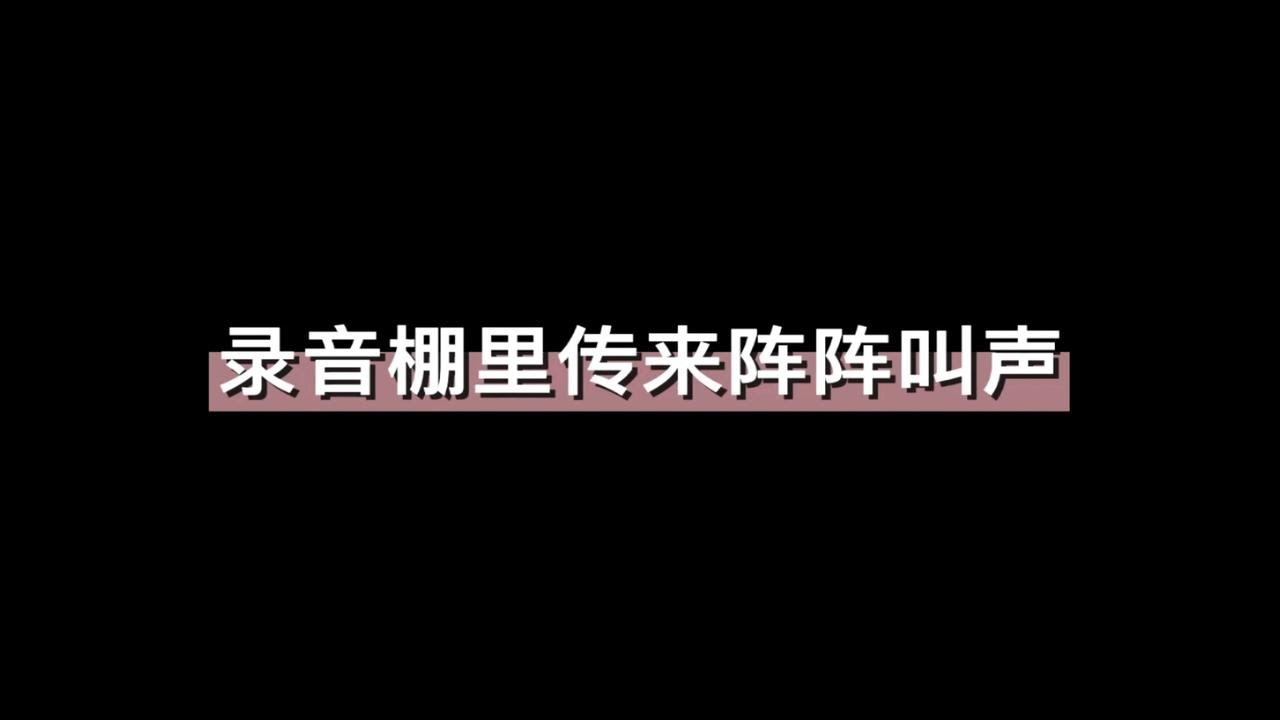 录音棚突阵阵叫声