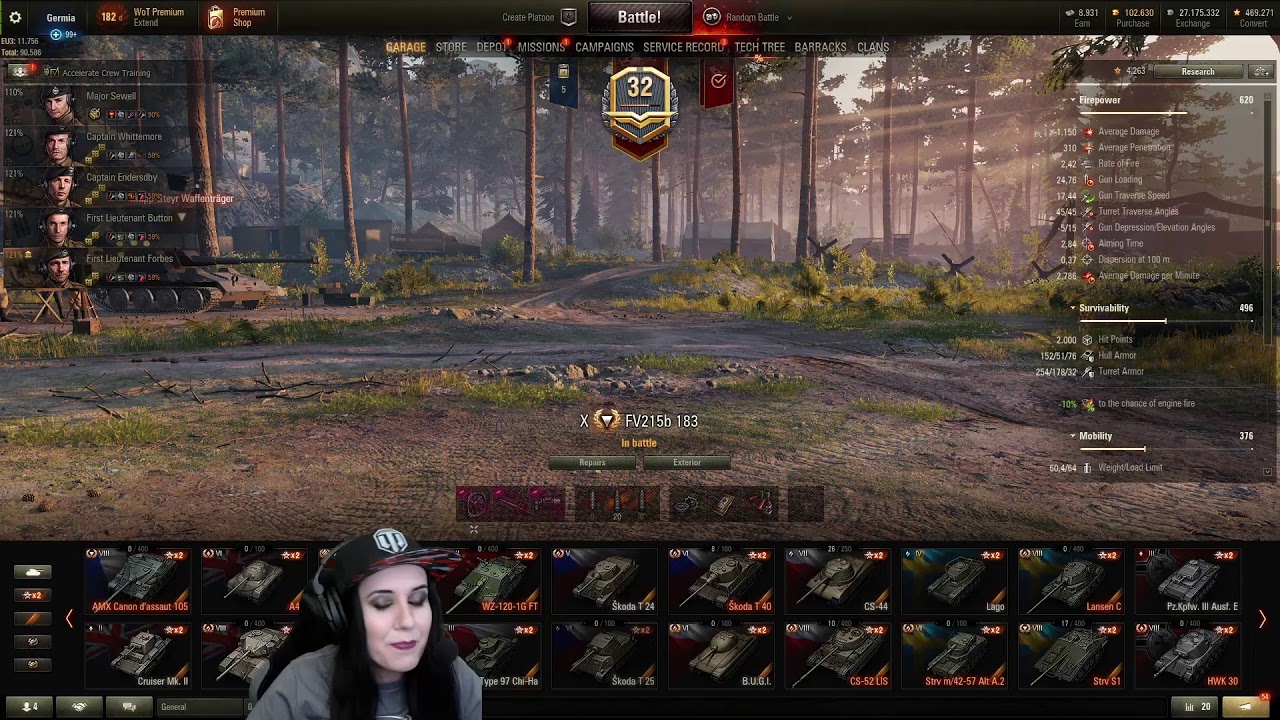WoT weekly stream with Germia  23/10/20