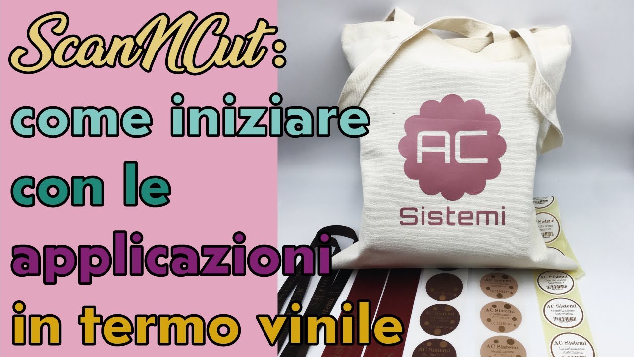 PLOTTER BROTHER SCANNCUT COME INIZIARE CON LE APPLICAZIONI IN TERMO VINILE