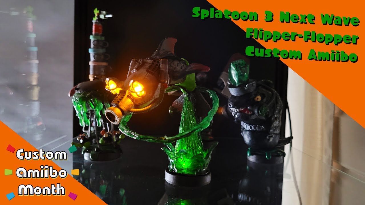 Splatoon 3 - Next Wave - Flipper-Flopper | Custom Amiibo