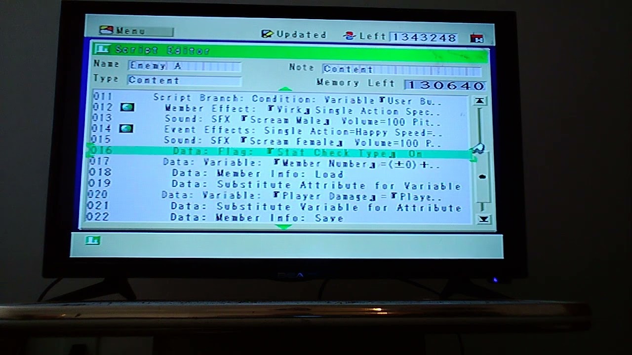on screen enemy tutorial basic rpg maker 2 PS2