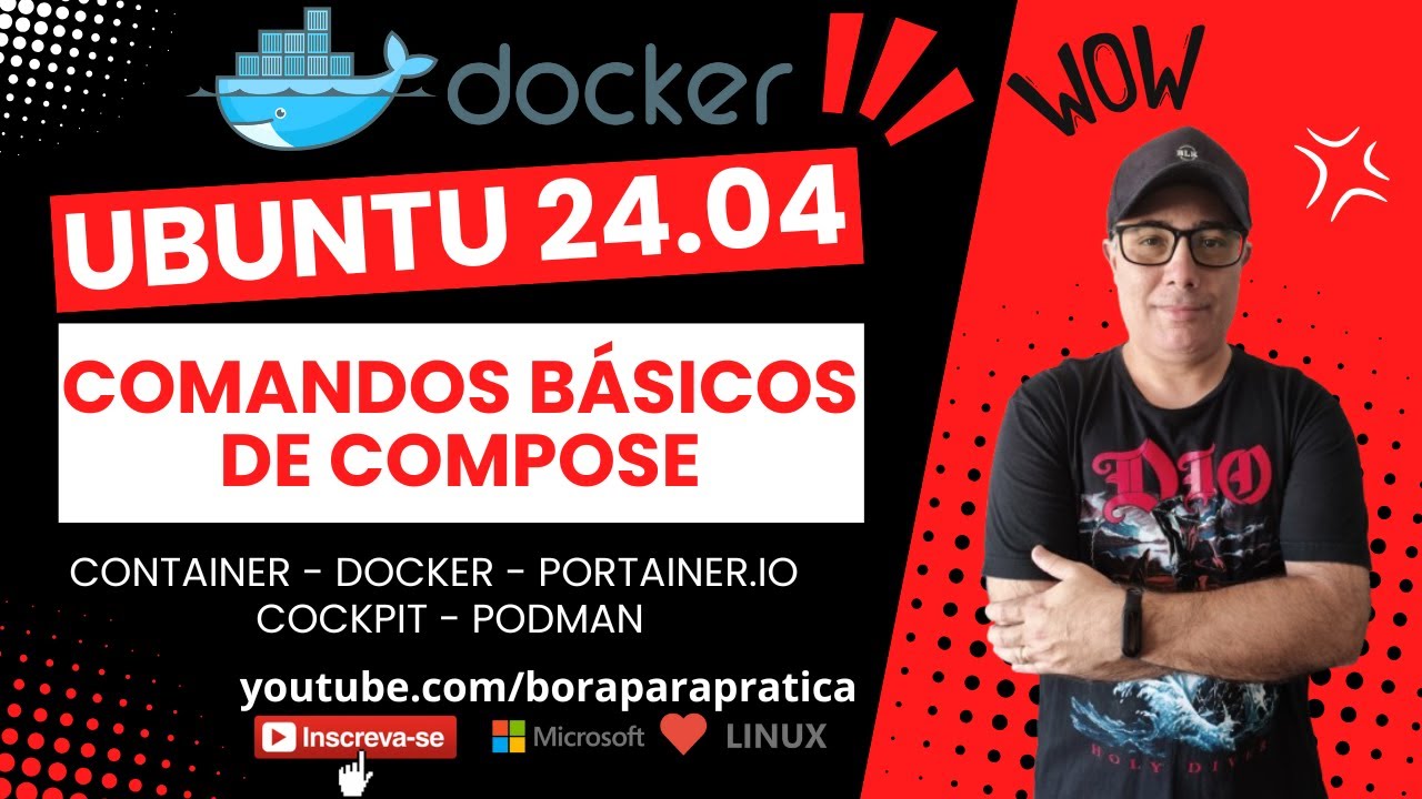 🖥️ Criando Projetos do Docker Compose no Ubuntu Server 24.04.x LTS Projeto Bora para Pr&aacute;tica 🤩