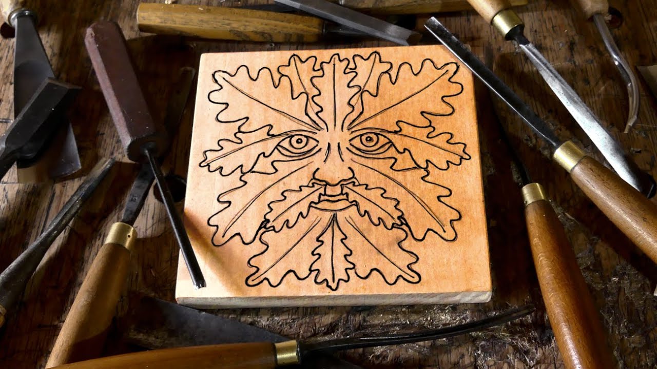 Carving a Green Man - Step by Step Tutorial