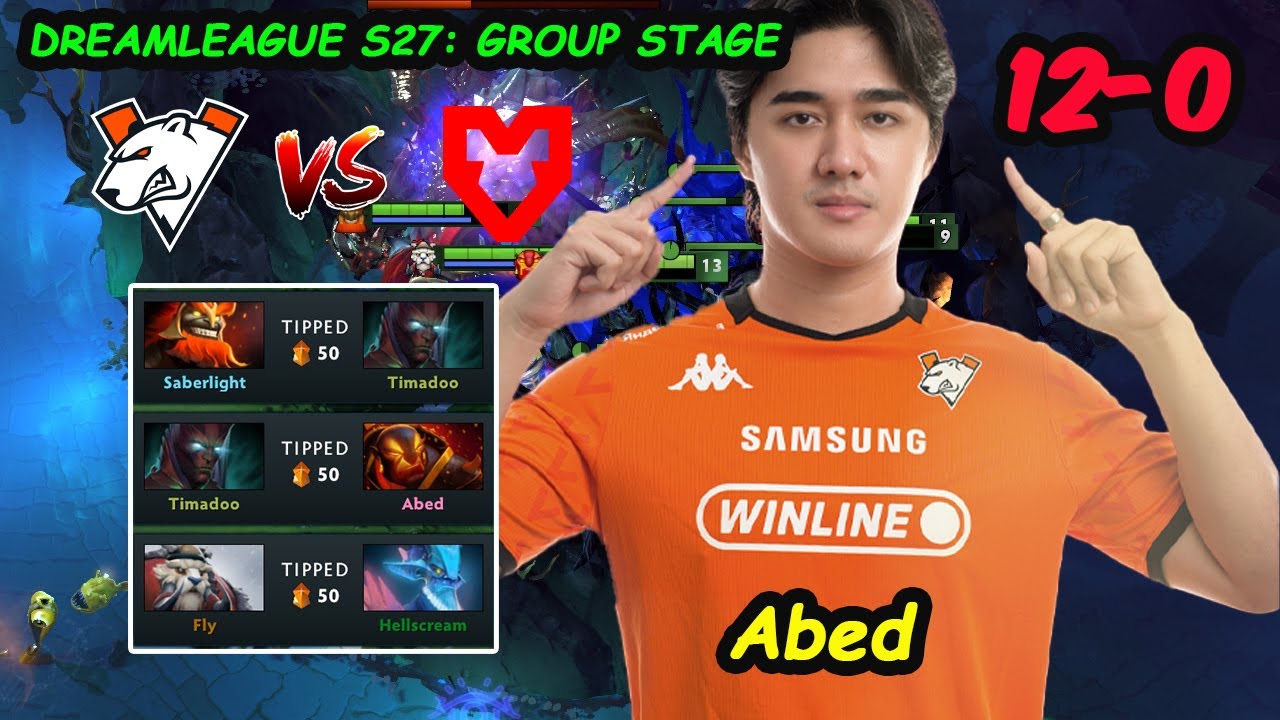 Abed Ember Spirit MID Virtus Pro vs Mouz DreamLeague S27: Group Stage