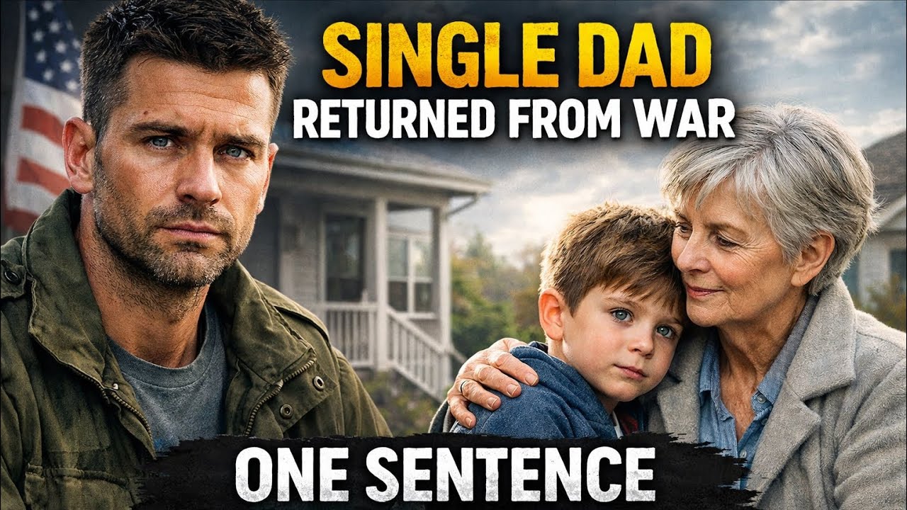 Single Dad Returned From War — His Neighbor Said One Sentence That Changed Everything