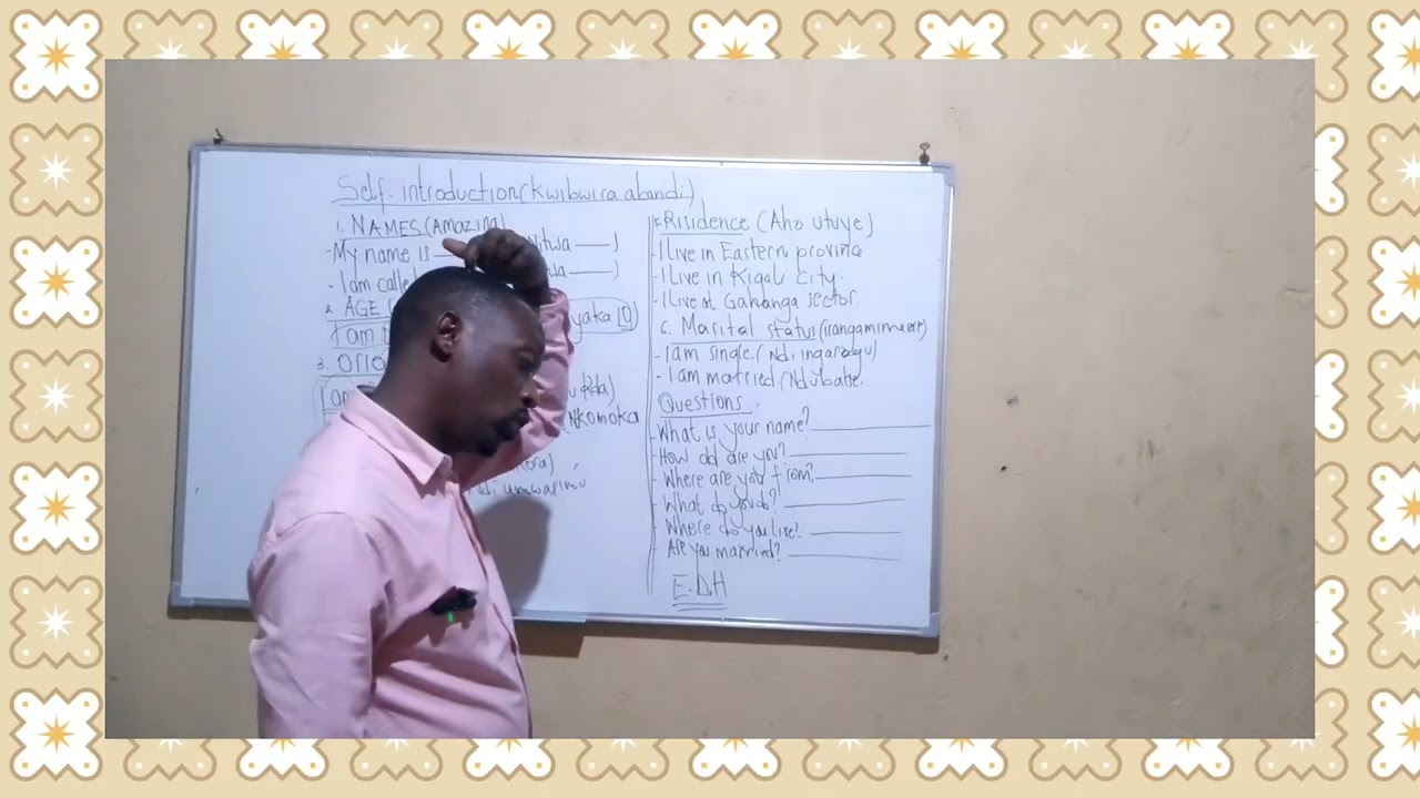 Lesson 6: Uko wakwibwira abandi.