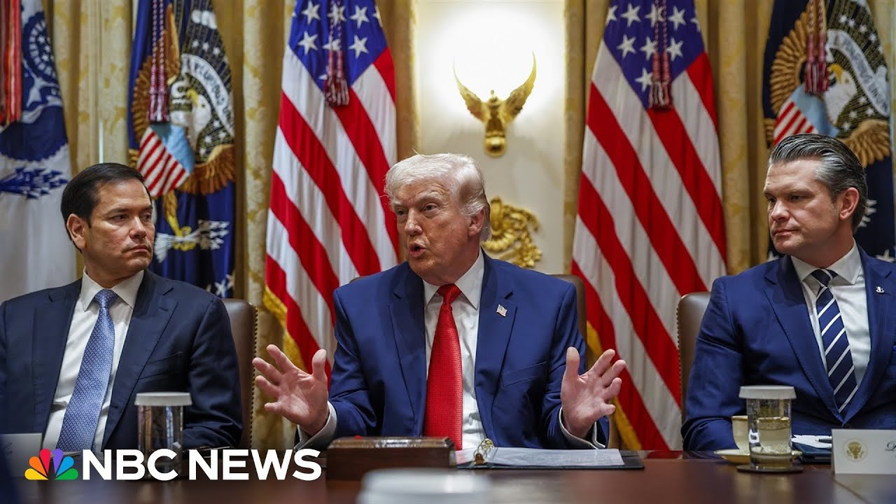 LIVE: Trump holds a Cabinet meeting | NBC News