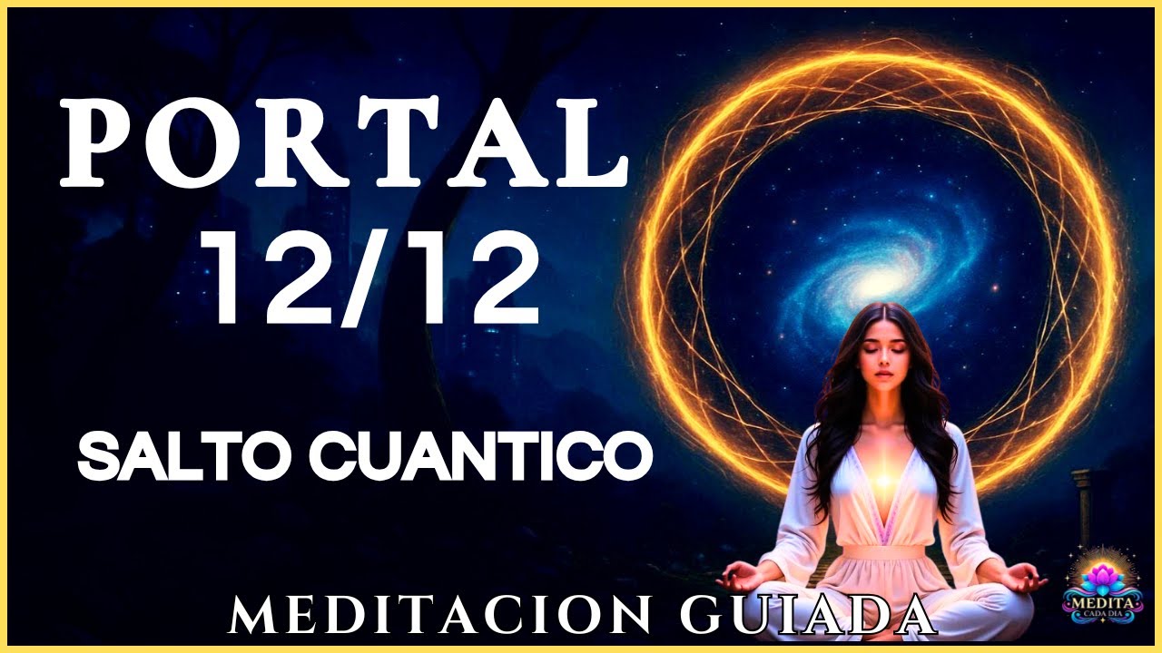 🧘‍♀️ MEDITACIÓN PORTAL 12/12 2025 ✨ Salto Cuántico ✨ Activación Códigos de Luz ✨ Portal 12-12