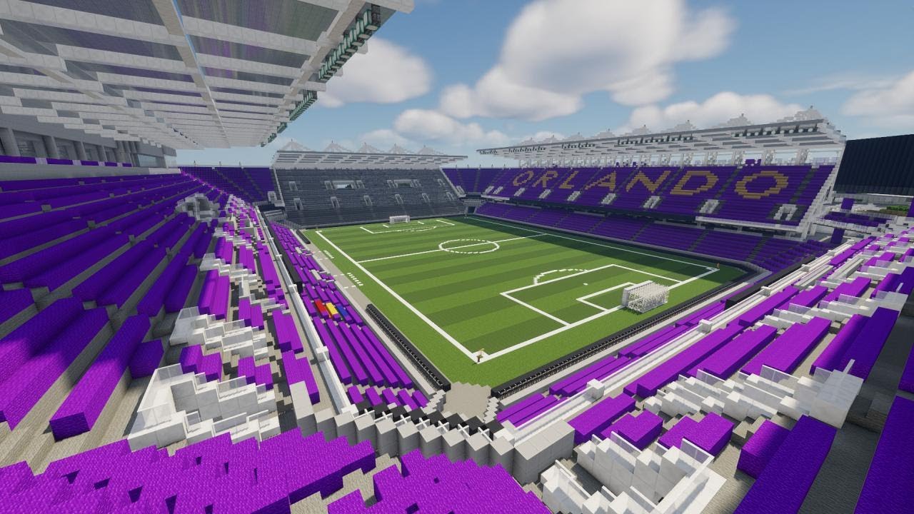 Minecraft Exploria Stadium (Orlando City SC) Timelapse +DOWNLOAD | TheCraftCrusader