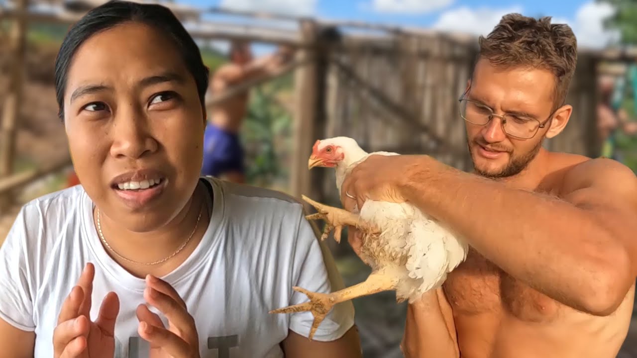 Chickens' new home | We explored a 3 level-waterfall near our place | Simple province life