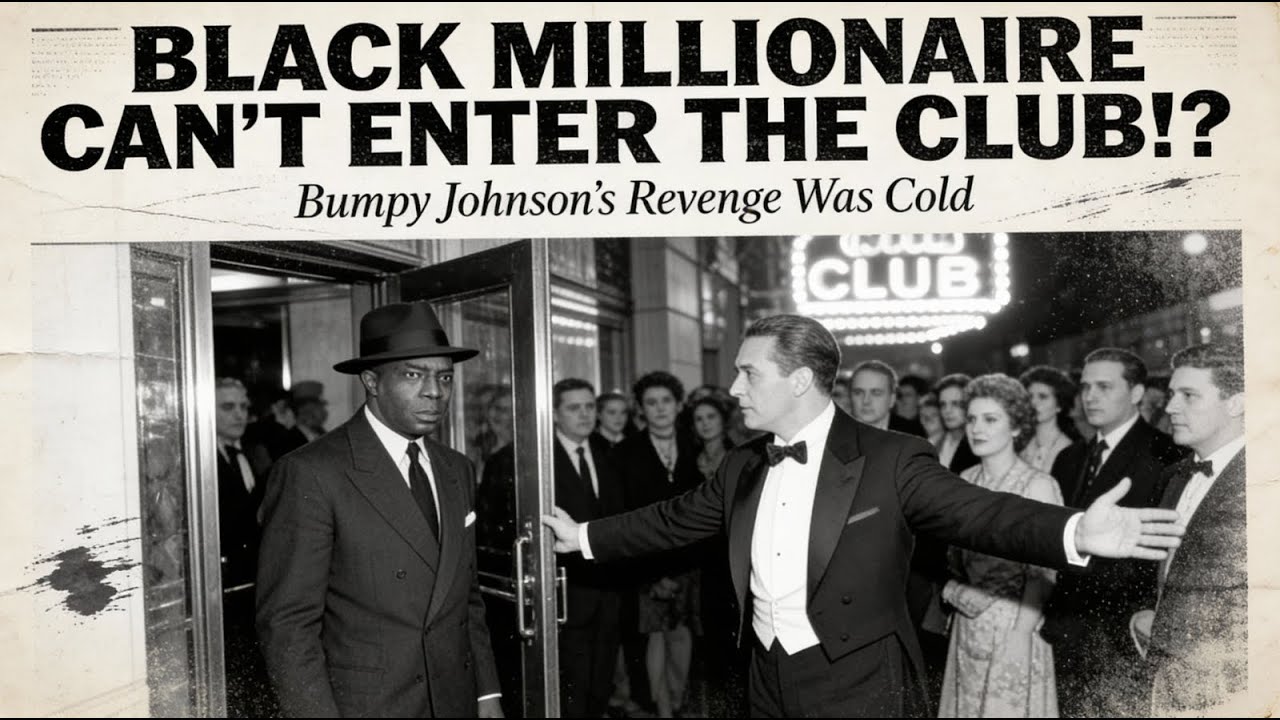 1935: R*cist Doorman Insults Bumpy Johnson at Whites-Only Club – What Happened Next Shocked New York