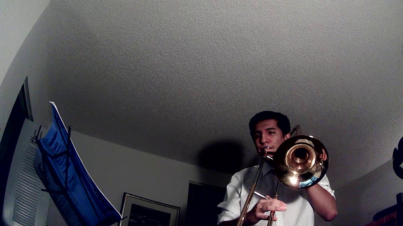 Matthew Proano Trombone Lyrical Etude Rochut No.5