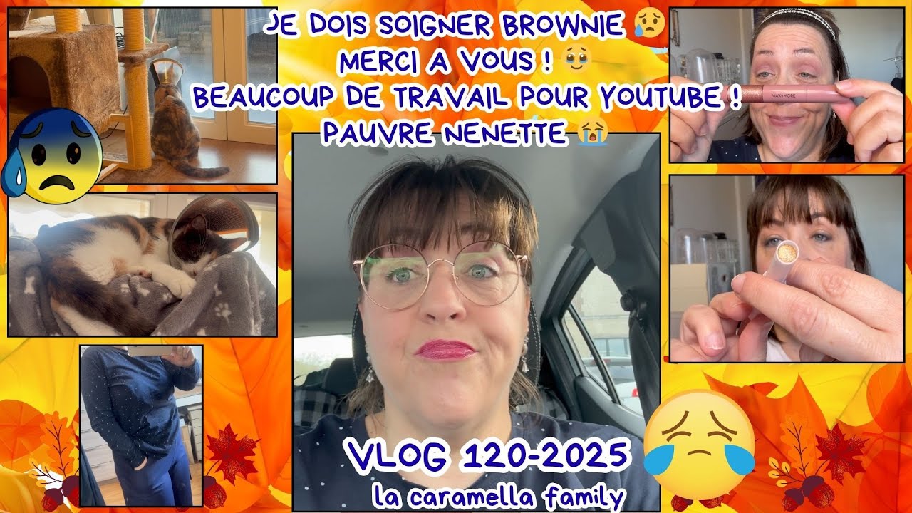 VLOG 120/2025/BROWNIE NE VA PAS BIEN🥹/JE DOIS LA SOIGNER /JE MANQUE DE TEMPS/MERCI A VOUS VRAIMENT