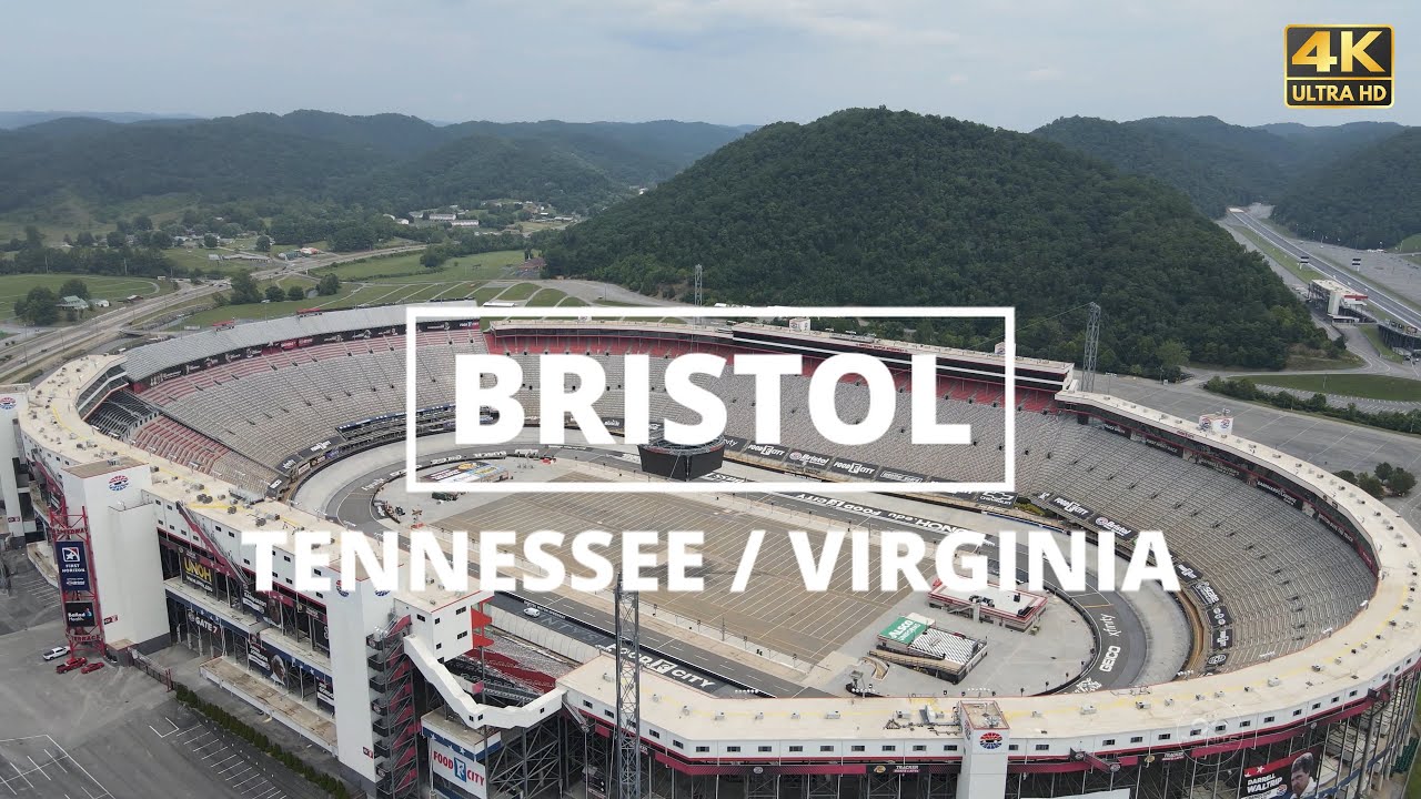 Bristol, Tennessee / Virginia - [4K] Drone Tour