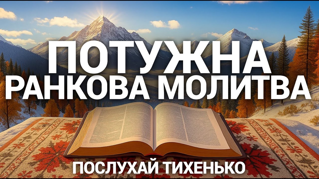 ПОТУЖНИЙ Псалом 1, 23, 26, 32, 118 | ПОТУЖНА Ранкова Молитва