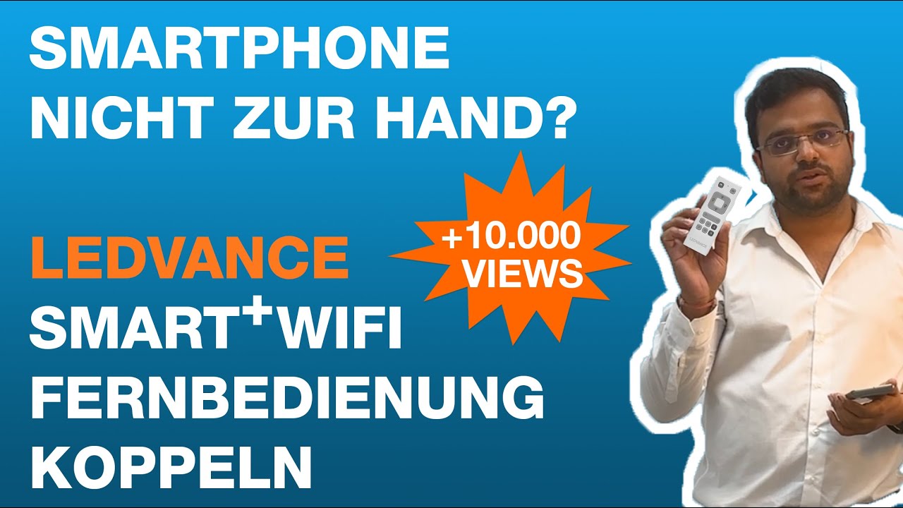 So einfach koppelst du die LEDVANCE SMART+ WiFi Fernbedienung mit einer LEDVANCE SMART+ WiFi Lampe!