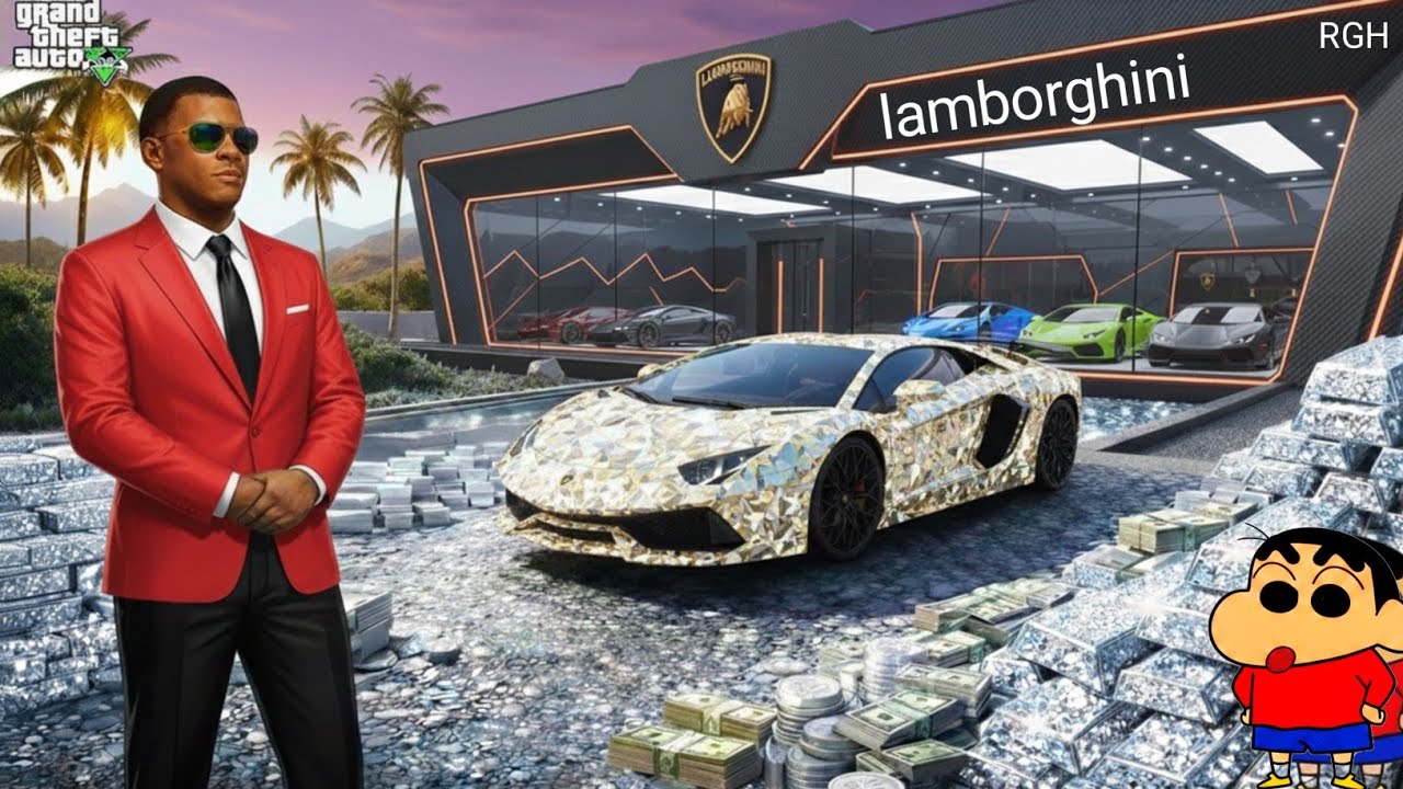 Whatever Franklin Touch Turns Into Become Diamond & Gold With Shinchan In GTA 5!