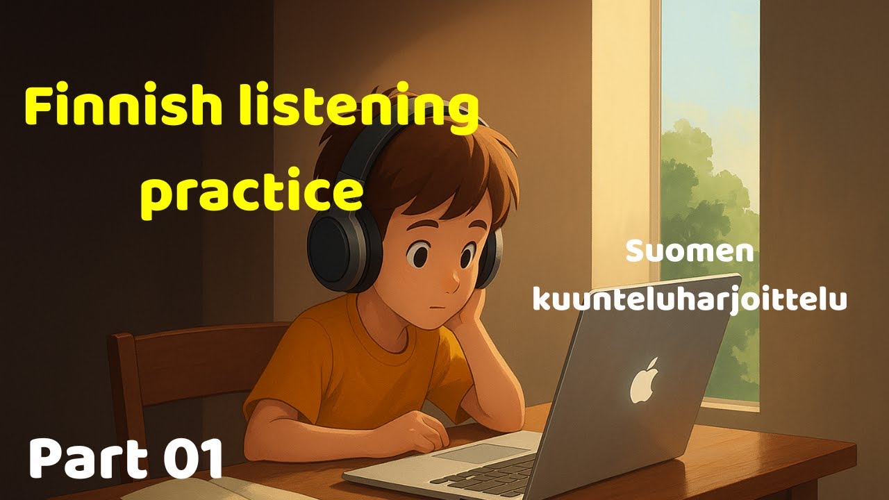 Suomen kuunteluharjoittelu ✅ Luyện Nghe Tiếng Phần Lan Cơ Bản - Phần 1