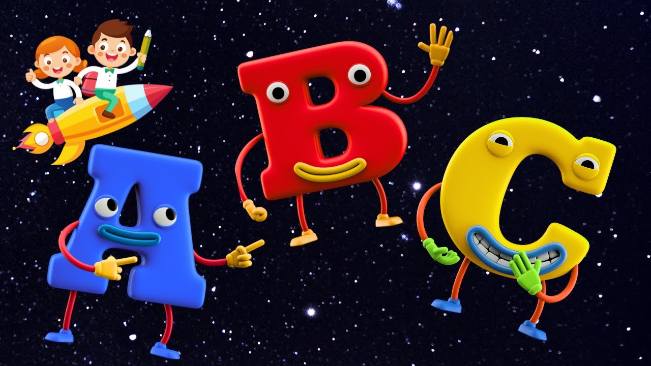 ABC Rhymes for Toddlers | Learn the Alphabet A to Z | Jolly Phonics for kids & Preschoolers