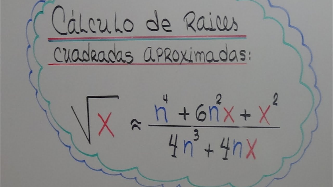 CALCULO DE RAICES CUADRADAS APROXIMADAS.