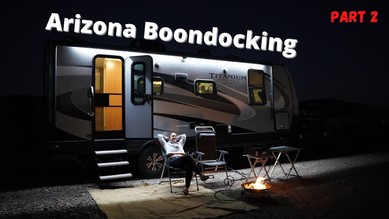 A day in the life RV Boondocking Arizona | RV Living