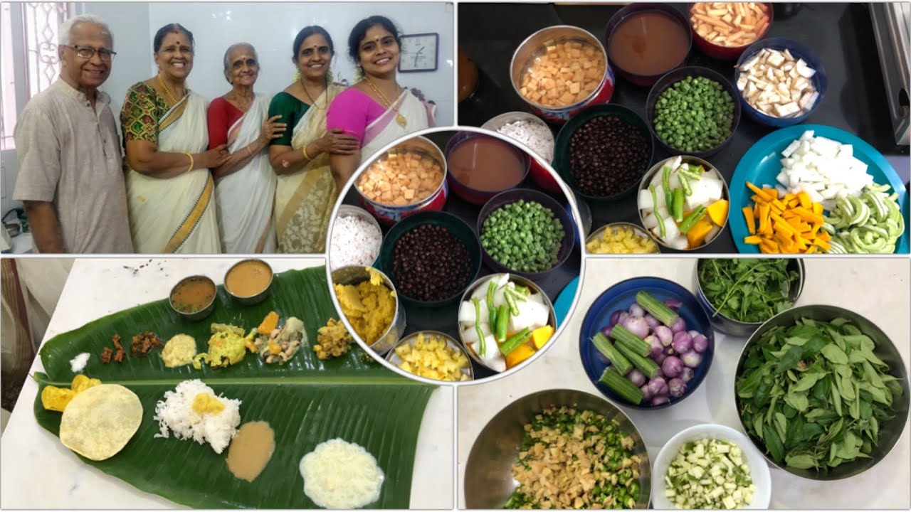 Onam Cooking Vlog/Puli Inji/Pineapple Pachadi/Olan/Aviyal/Kootu Kari/Chakka & Adai Pradhaman/Mangai