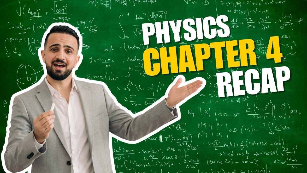Recap || Chapter 4 Physics 3rd Sec