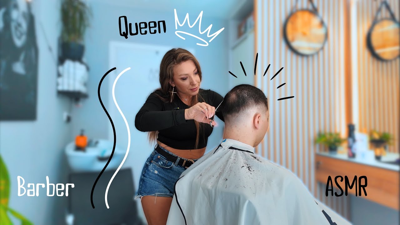💈 ASMR HOT SUMMER HAIRCUT: Relaxing Hair Wash, Crisp Sounds & Silent Salon Atmosphere