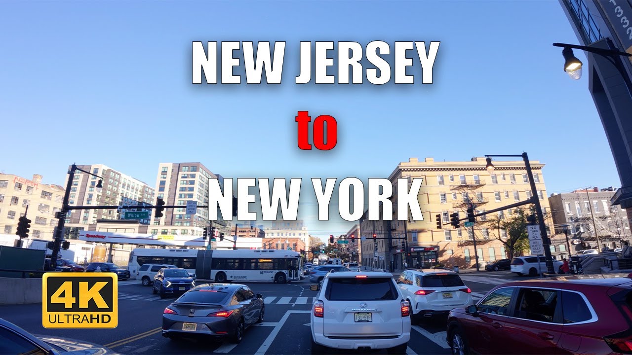 Driving from New Jersey to New York City | 4K HDR Driving Tour