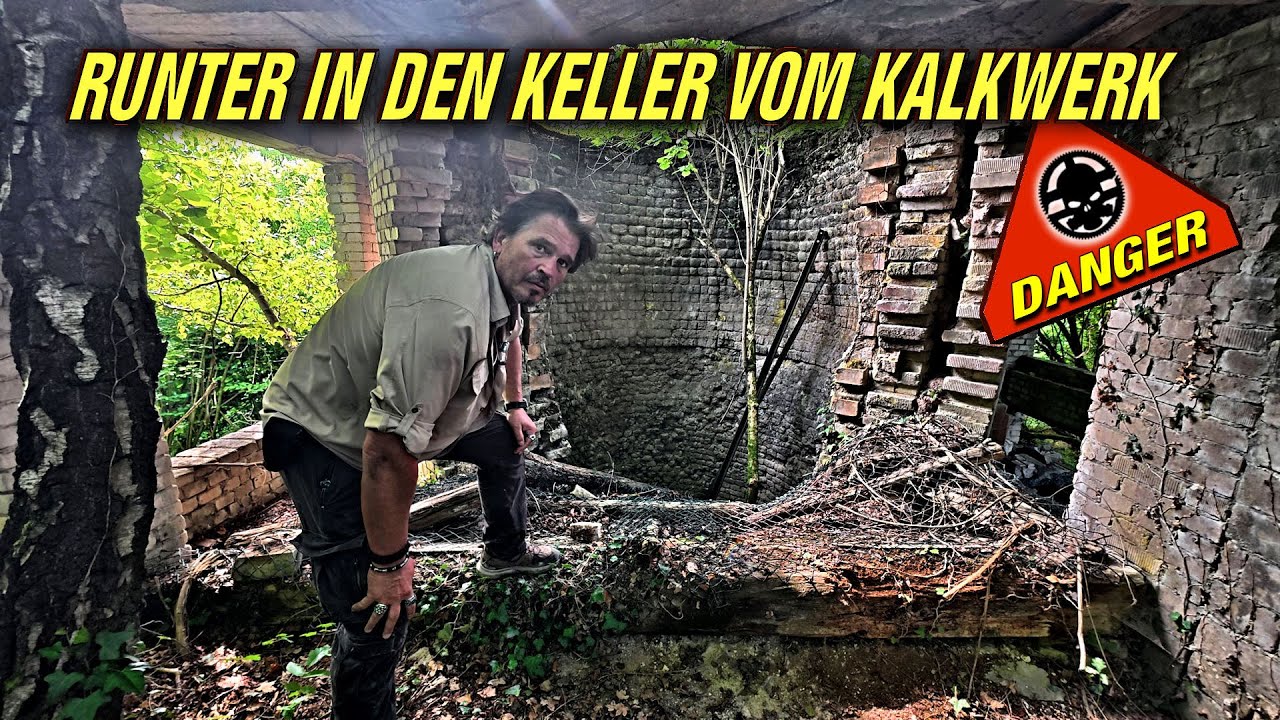 DANGER Wir klettern in den Keller des alten Kalkwerk Einsturzgefahr 😨😨😨