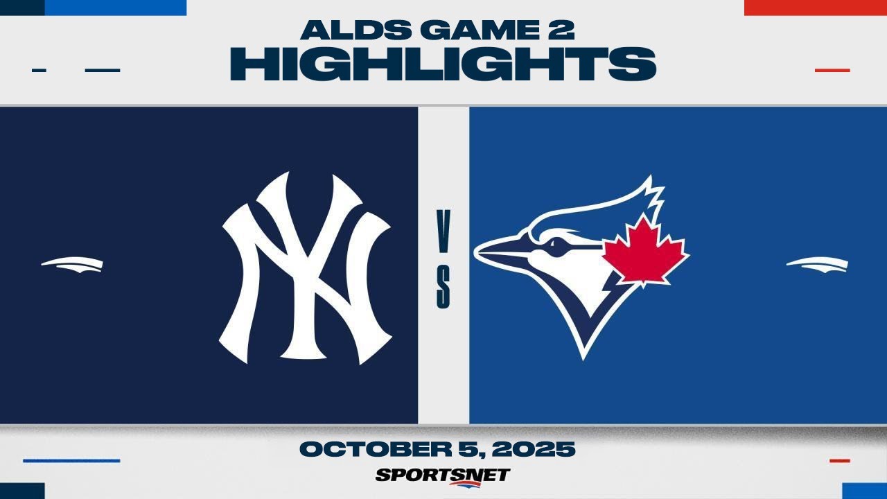 MLB ALDS Game 2 Highlights | Yankees vs. Blue Jays - October 5, 2025