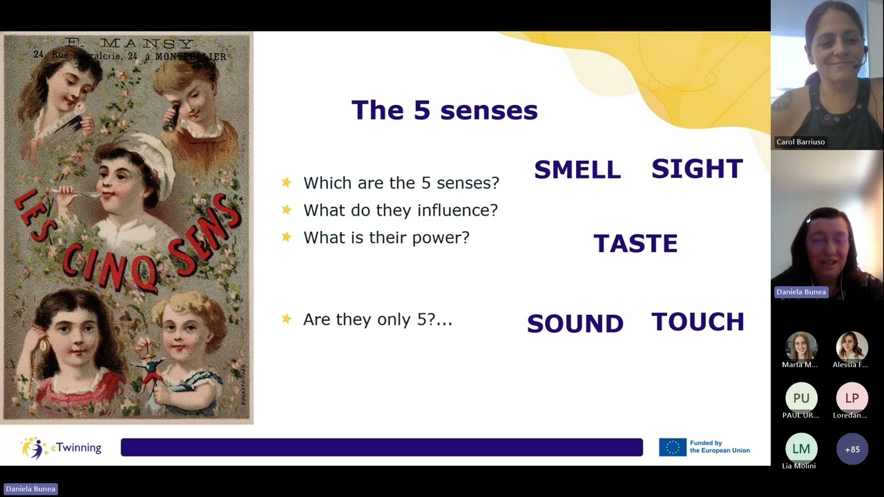 eTwinning weeks 2023: Our Five Senses  Sources of Energy, Creativity, and Well being